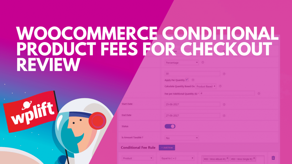 WooCommerce Conditional Product Fees For Checkout Review