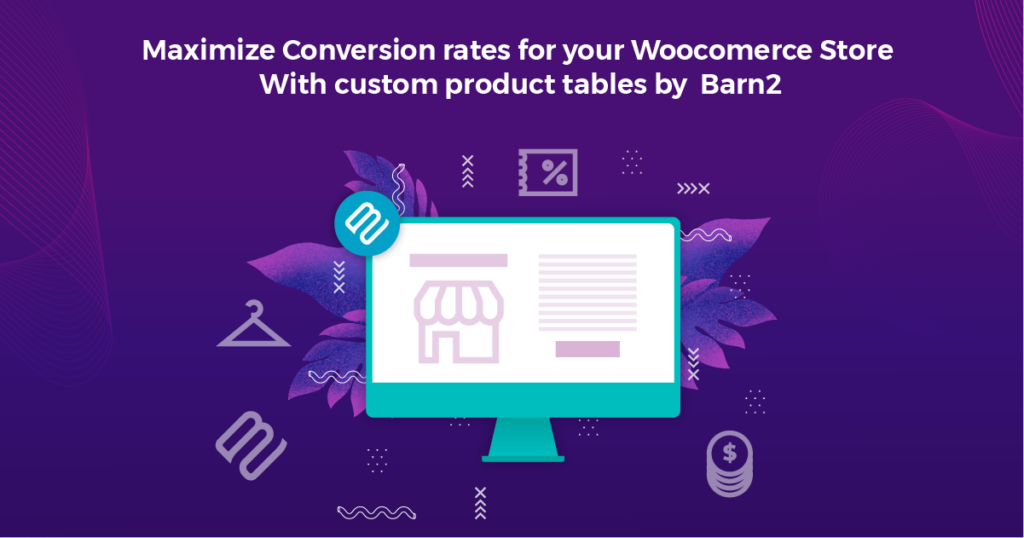 custom product tables