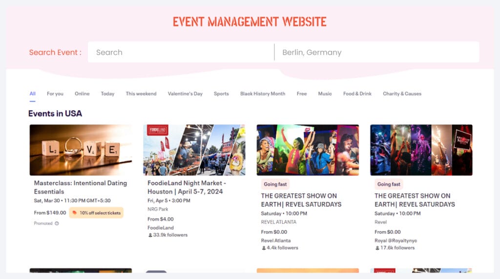 WP Event Manager