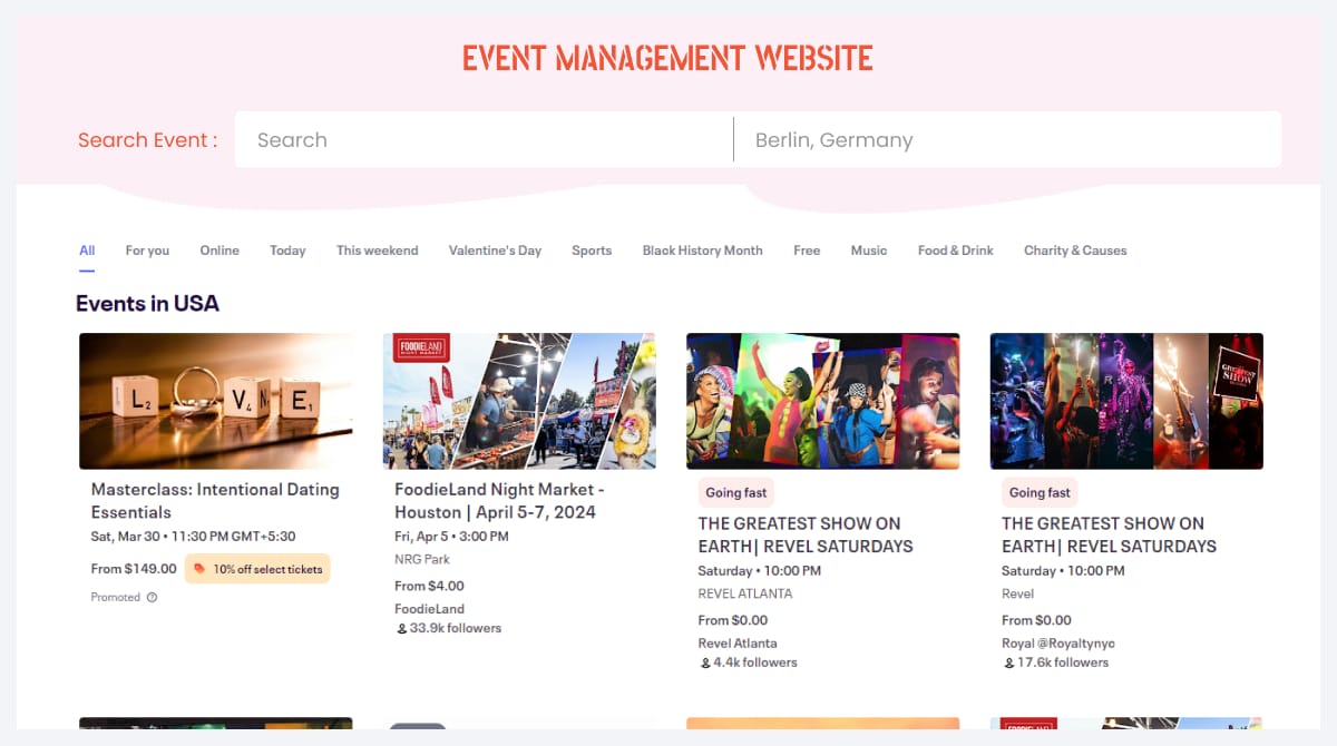 WP Event Manager