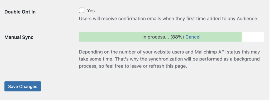 MailChimp Sync Review
