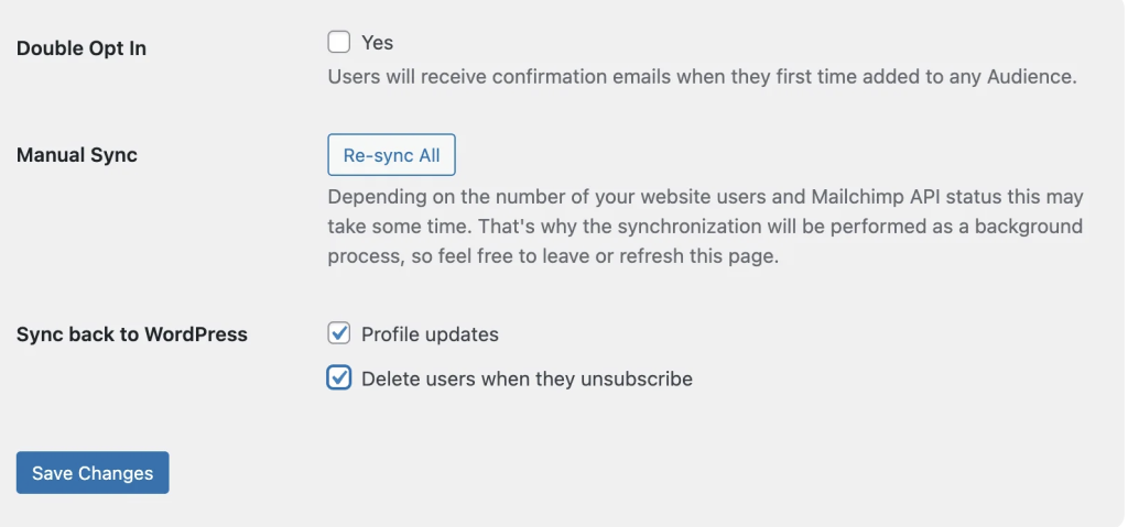 MailChimp Sync Review