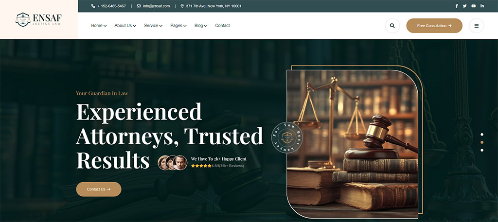 7 Best WordPress Themes for Lawyers and Attorneys