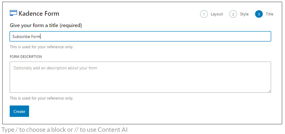 Lead Capture Form