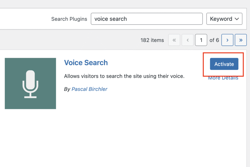 Voice Search Capability