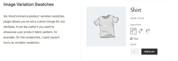Simple Variation Swatches for WooCommerce